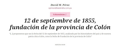 Sobre la Columna del Periodista Licenciado David Pérez